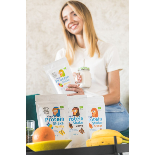 Вегетаріанський протеїновий коктейль з апельсином Vege Protein Shake Orange